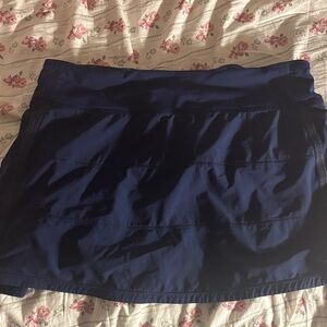 Navy Lululemon Skirt with built in spandex